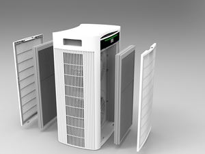 Purificateur <span class=keywords><strong>d</strong></span>'<span class=keywords><strong>air</strong></span> électrique intelligent avec filtre Hepa pour la maison, le bureau et la fumée pour animaux de compagnie - Product Image 4