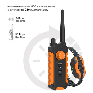 Entraîneur de chien télécommandé, portée de 3300 pieds, suppresseur d'aboiements, équipement d'entraînement pour animaux de compagnie, couleur noir et orange - Product Image 4