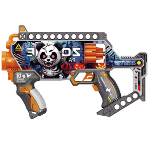 Pistola eléctrica de balas blandas, juguete de pistola de balas blandas con estampado UV, armas de plástico de espuma EVA, juego de disparos, pistola automática de aire suave para niños - Product Image 2