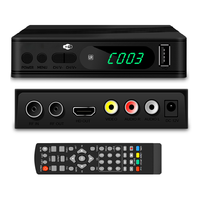 Récepteur TV numérique FTA DVB-T2 Android 1080P HD H.264 OEM/ODM avec antenne, décodeur TNT DVB-T2