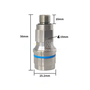 Connecteur de blindage UQD04 en acier inoxydable 316L pour le refroidissement du panneau arrière du châssis - Product Image 1