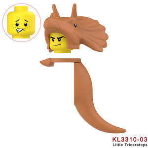 Speciale KL3310 KL3311 blocchi di dinosauro assemblati giocattoli modello di plastica Brachiosaurus Stegosaurus per il commercio estero - Product Image 5