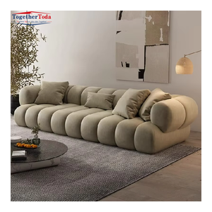 Divano a forma di L per il tempo libero domestico comodo angolo a forma di L di lusso divano letto mobili per il tempo libero combinazione di mobili - Product Image 4