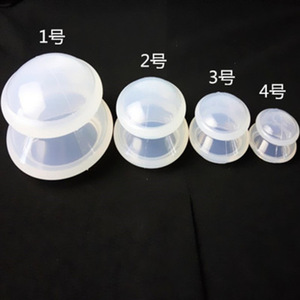 Silicone Cupping <b>Set</b> Transparent One Size Health <b>Massage</b> Negative Pressure Moisture Absorption - Product Image 2