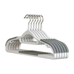 Seamless Clothes Hanger With Non Slip Shoulder Design For Wardrobe Storage And Dormitory Use Rectangle Shape Hook Type Hanger - Product Image 1