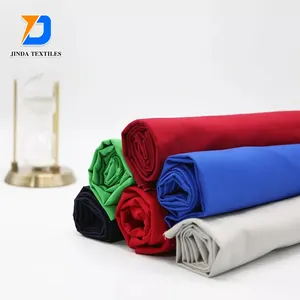 Jinda Vải Dệt Chéo 20X16 Vải Gsm Polyester Vải Đồ Bảo Hộ Lao Động Khoan Cotton