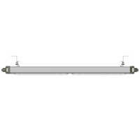 La station-service Ip66 d'industrie chimique imperméabilisent la zone 2 20w 40w 60w 80w 100w 120w a mené la lumière linéaire anti-déflagrante