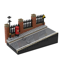 MOC Bean British Comedian Car Austin Mini 1000 Blocs de construction, Jouet de construction de parking incliné, Briques DIY, Ornement de bureau
