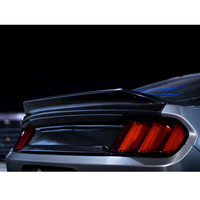 Couvercle de coffre en fibre de carbone modifié pour Mustang 2015-2023, installation par boulons, noir, garantie 1 an