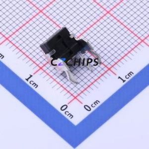 1825027-6 Tactile Switch Through hole Component (THT) Switch Single Pole Single Throw Round Button 2.6N Right Angle Insert - Product Image 2