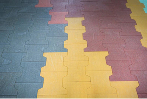 Hot-bán Top Chất Lượng Walkway Hoặc Ngựa Chuồng Paddocks Tôi Hình Dạng Mat Tôi Gạch Dog Xương Cao Su Paver - Product Image 6