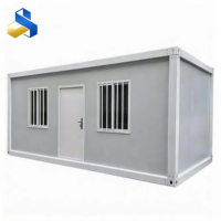 Bâtiment de bureau modulaire en conteneurs d'acier de 20 pieds, assemblage rapide, conception pliable, espace respirant pour hôtels
