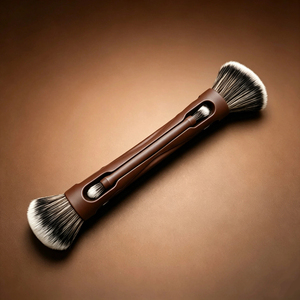 Pinceau de maquillage multifonction portable 10-en-1, pinceau plat angulaire pour fond de teint, application de produits cosmétiques en crème ou liquide - Product Image 3