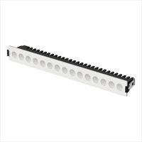 Grille LED longue et étroite intégrée, spot linéaire encastré multi-têtes anti-éblouissement, idéal pour une conception d'éclairage intégral sans luminaires dans toute la maison.