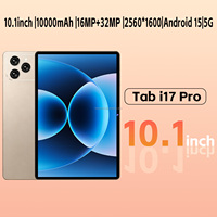 Tablet Educativa Profesional Tab I17 Pro, Pantalla HD de 10.1 Pulgadas, 16 GB + 1 TB de Memoria, Cámara HD, Versión Global, Tablet Android