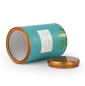 נייר תה מודפס אישית נייר תה ריק קרטון עגול קופסת נייר אריזה יכול - Product Image 3