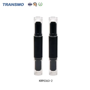 Tube à rouge à lèvres double face, contenant vide pour baume à lèvres, tubes à rouge à lèvres vides, contenants à rouge à lèvres à imprimé léopard - Product Image 3