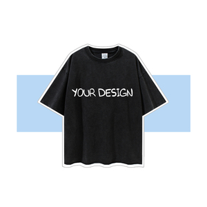 Customizable Logo Men's High Quality Cotton T-Shirt Solid Pattern 260 Grams Formal Style Plus Size Eco-Friendly Digital Print - Product Image 2
