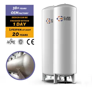 Chất lượng cao 5000L 20m3 50m3 dọc lớn đông lạnh thép không gỉ Nitơ lỏng Tank để bán