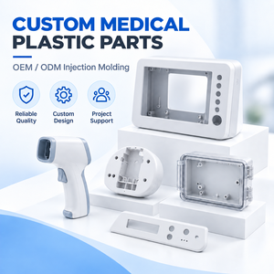 Carcasa de Termómetro de Plástico Médico, Cubierta Transparente Antipolvo, Panel Frontal Moldeado por Inyección, Producción en Lotes Pequeños - Product Image 1