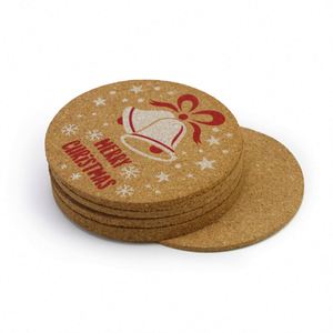 Sous-verres en liège écologiques personnalisés avec logo, souvenirs, sous-verres pour boissons, impression photo - Product Image 1