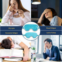 Masque de banquise refroidissant, apaisant, relaxant, perles de Gel pour congélateur des sinus
