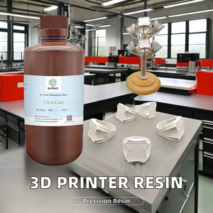 Résine liquide polymère synthétique haute teneur en cire 3D moulable 1 kg pour la fabrication de bijoux, impression 3D, moulage, matériel de qualité supérieure pour machines d'impression - Product Image 2