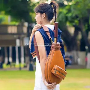 Sac à dos de sport rétro pour femmes, sac de tennis en PU pour adultes avec bandoulière pour étudiants - Product Image 4