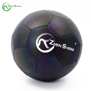 Balón de fútbol luminoso reflectante Zhensheng de la mejor calidad, balón de fútbol con brillo nocturno, tamaño 5, Fútbol reflectante holográfico - Product Image 3