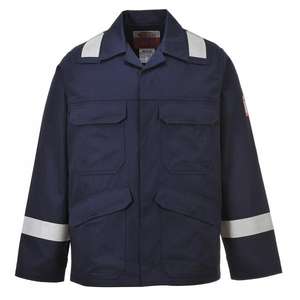 PORTWEST - FR25NARXL Bizflame Plus chaqueta azul marino-EAN 5036108258253 ROPA DE TRABAJO RESISTENTE A LLAMAS - Product Image 1
