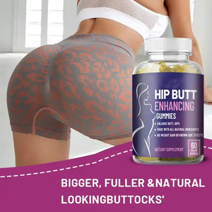 Suplementos Herbales de Buena Calidad para el Cuidado de la Salud Femenina, Gomitas para Aumentar Glúteos y Senos con 24 Meses de <span class=keywords><strong>Vida</strong></span> Útil - Product Image 4
