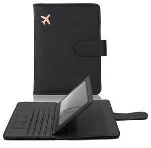Porte-passeport en cuir Pu avec Logo personnalisé - Product Image 1