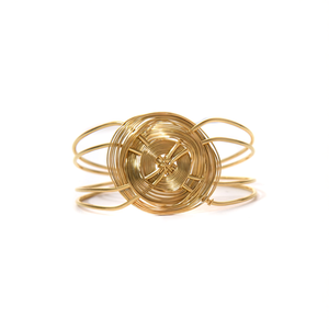 Fashion <b>Bangle</b> 316L Stainless Steel PVD Gold Plating Sustainable Resistant Jewelry - Product Image 2
