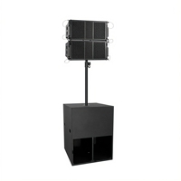 Système de haut-parleurs actifs en ligne pour usine de fabrication, avec subwoofer 10 pouces + 18 pouces, pour événements, fêtes et spectacles