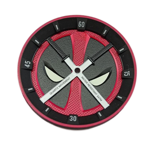 Montre Orino DL-434 personnalisée avec motif de fond Tortues <span class=keywords><strong>Ninja</strong></span>, cadran en laiton avec fonction épée, diamètre 28,5 mm, thème dessin animé, poids 3g - Product Image 6
