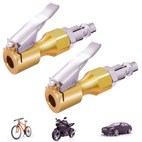 Amazon US US-Spec Copper Casting Reinforced Quick-Connect Male Connector for Tires with OLIVER Car Fitment Inflation Nozzle