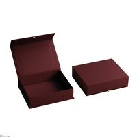 Caja de Regalo Magnética de Cartón Rígido de Lujo al por Mayor, Logotipo Personalizado, Laminación Mate, Color Personalizado, Cierre Magnético Plegable