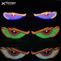 USB Animated Demon Eyes Screen Led Matrix Panel Led Display pour camion pare-brise Devil Eyes Lights for Car Truck Off-road SUV