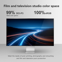 Moniteur de bureau et de jeu 32 pouces 120Hz 4K IPS Noir 10 bits, entièrement en alliage d'aluminium usiné CNC, excellent rapport qualité-prix, nouveaux produits