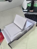 Carte imprimable vierge blanche Approvisionnement d'usine CR80 85.5*54*0.9mm Taille 13.56MHz 216 213 215 Cartes à puce RFID PVC en plastique NFC