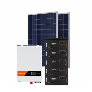Generador de Batería LiFePO4 de 6000 Wh, 3000 W, Montaje en Pared, Sistema de Almacenamiento de Energía Solar Fuera de la Red de 6 kWh para el Hogar, Controlador CAN MPPT - Product Image 1