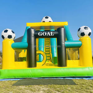 Fête Location Football Château Gonflable Toboggan Combo Dmuchana Zjezdzalnia à Acheter - Product Image 2