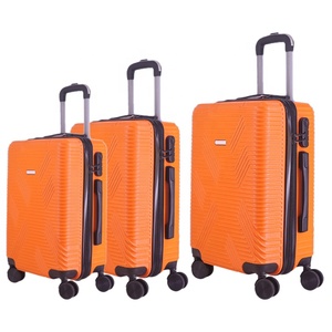 Ensemble de valises trolley modernes en fibre ABS, légères, étanches, à 8 roues, tailles 20, 24, 28 pouces, pour la vente en gros - Product Image 1