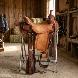 Selle anglaise 100% originale, écologique, fabriquée sur mesure, en cuir véritable, douce et confortable, pour chevaux européens, avec couvertures en bois pour chevaux. - Product Image 5
