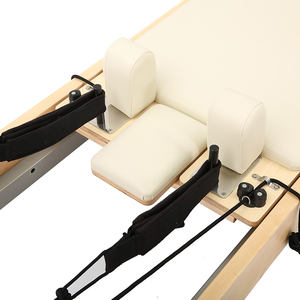 Lit en bois d'érable Pilates Reformer tour demi-trapèze équipement de musculation en acier pour l'entraînement en salle de sport - Product Image 4