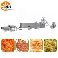 Nouvelle machine à extruder et à frire les aliments Bright Corn Curls & Kurkure, en acier inoxydable 304, ligne de production automatique à haute productivité