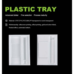 Plateau d'insertion en plastique jetable OEM personnalisé avec logo pour emballage de produits électroniques grand public - Product Image 3