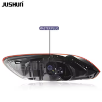 Feux arrière JUSHUN pour Volkswagen Scirocco 2009-2014 – Ensemble de feux arrière LED améliorés, feux stop, feux de croisement et de route, accessoires automobiles