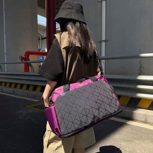 Fashion Geometric Pattern Travel Bags Outdoor Sports Fitness <b>Storage</b> Bags Waterproof Luggage Bag for Unisex - Product Image 4