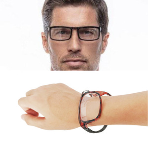Nuevas <span class=keywords><strong>Gafas</strong></span> de Lectura <span class=keywords><strong>Plegables</strong></span> Tipo Reloj, <span class=keywords><strong>Gafas</strong></span> Presbicia Ultra Claras, Portátiles, de TR90 - Product Image 4